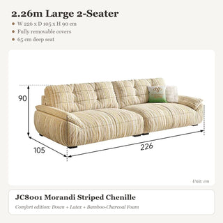 2.26m Large 2-Seater