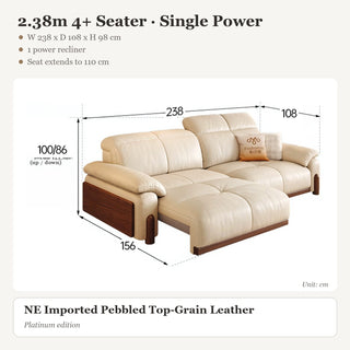 2.38m 4+ Seater · Single Power