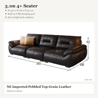 3.1m 4+ Seater