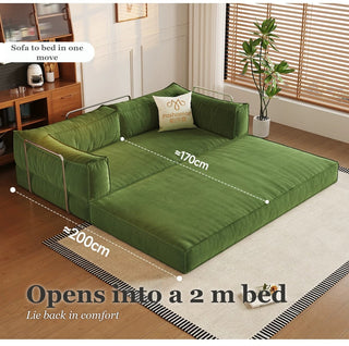 Opens into a 2 m bed