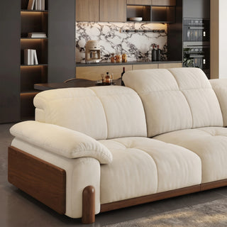 Ilinana Fabric Sofa in a living room