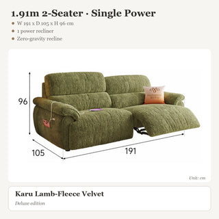 1.91m 2-Seater · Single Power