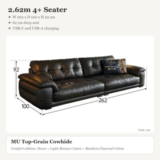 2.62m 4+ Seater