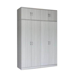 Megafurniture | Bernie 5ft White Wash Open Door Wardrobe | Open Door Wardrobe
