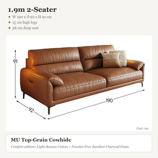 1.9m 2-Seater