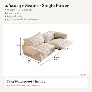2.62m 4+ Seater · Single Power