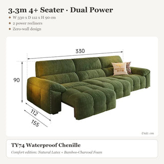 3.3m 4+ Seater · Dual Power
