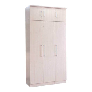 Megafurniture | Borese 3 Open Door Wardrobe with Top | Open Door Wardrobe
