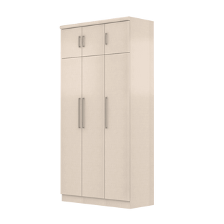 Megafurniture | Borese 3 Open Door Wardrobe with Top | Open Door Wardrobe