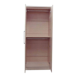 Megafurniture | Borese Mirror Open Door Wardrobe with Top | Open Door Wardrobe