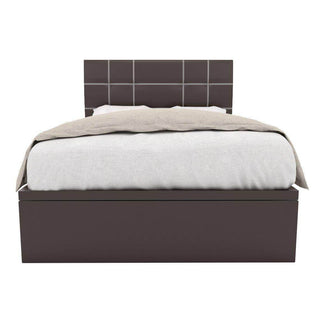 Boris Brown Storage Bed Frame + Honey Advanced Active 10 Inch Pocketed Spring Mattress Singapore