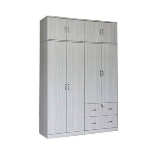 Megafurniture | Bourne White Wash 5ft Open Door Wardrobe | Open Door Wardrobe