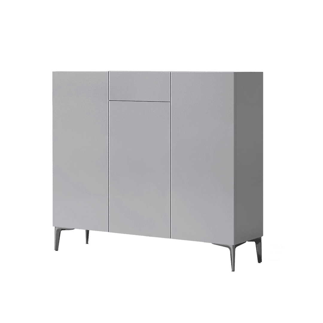 Breccan 3 Door Shoe Cabinet with Glossy Sintered Stone Top Singapore