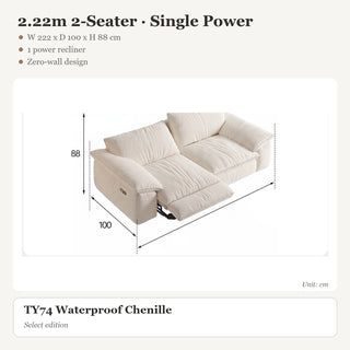 2.22m 2-Seater · Single Power