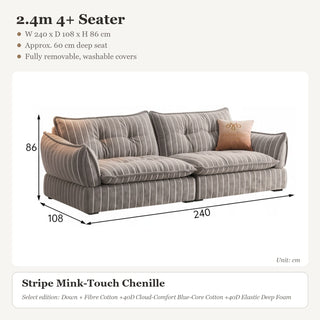 2.4m 4+ Seater