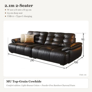 2.1m 2-Seater