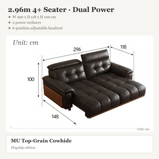 2.96m 4+ Seater · Dual Power