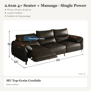 2.61m 4+ Seater + Massage · Single Power