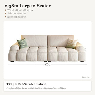 2.38m Large 2-Seater