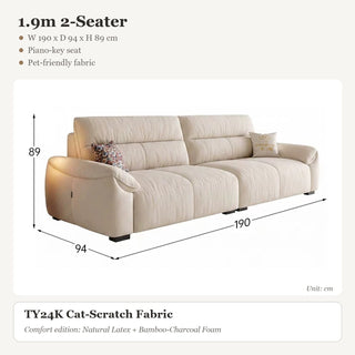 1.9m 2-Seater