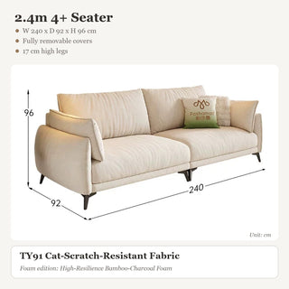 2.4m 4+ Seater