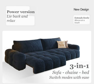 Sofa, chaise and bed in one