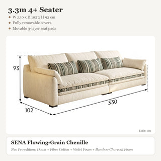 3.3m 4+ Seater