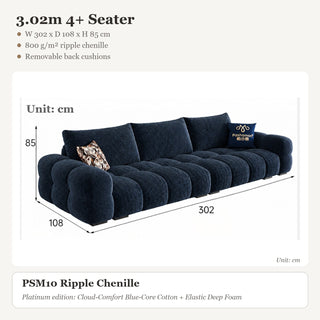 3.02m 4+ Seater