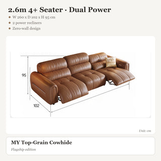 2.6m 4+ Seater · Dual Power