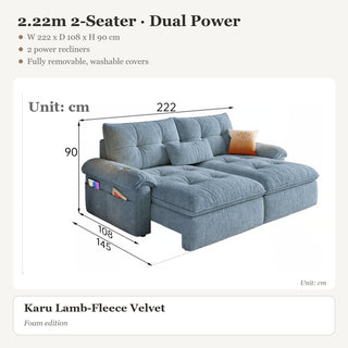 2.22m 2-Seater · Dual Power