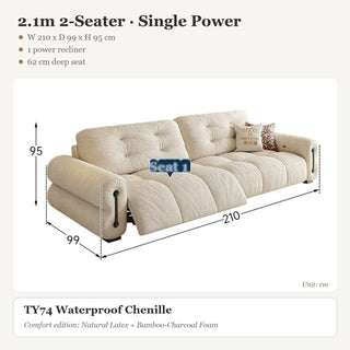 2.1m 2-Seater · Single Power