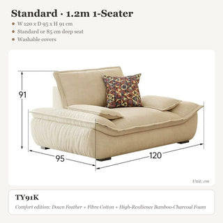 Standard · 1.2m 1-Seater
