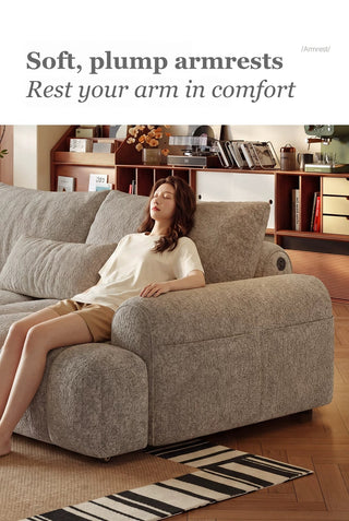 Soft, plump armrests