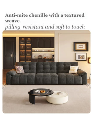 Anti-mite textured chenille