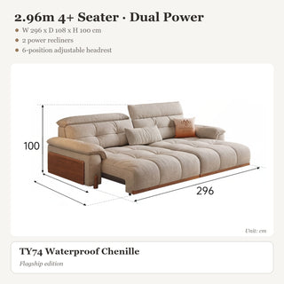 2.96m 4+ Seater · Dual Power