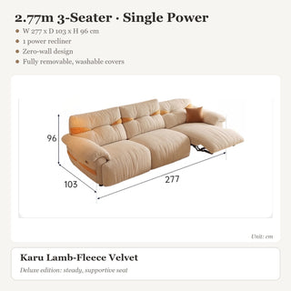 2.77m 3-Seater · Single Power