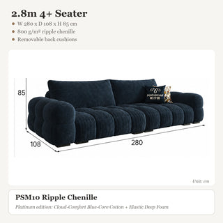 2.8m 4+ Seater