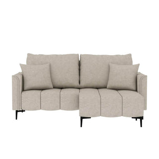Cady 3 Seater Fabric Sofa with Stool (Pet Friendly & Water Repellent) Singapore