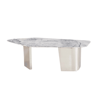 Caileigh Cultured Marble Coffee Table Singapore