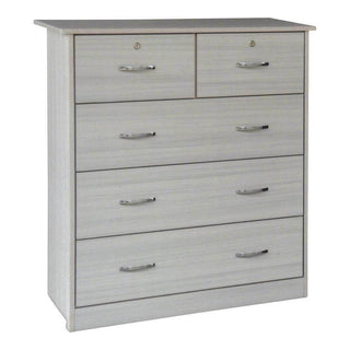 Carilyn White Wash Chest of Drawer Singapore