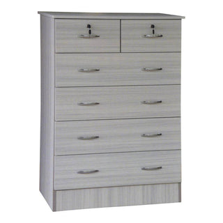 Carilynne White Wash Chest of Drawer Singapore