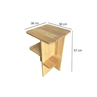 Casa Multi-Directional Wooden Bedside Table by Zest Livings Singapore
