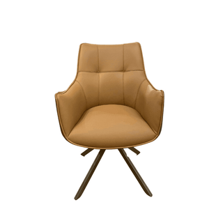 Casper Faux Leather Swivel Dining Chair Singapore