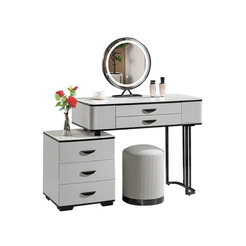 Cassian Extendable Dressing Table with Sintered Stone Top Singapore