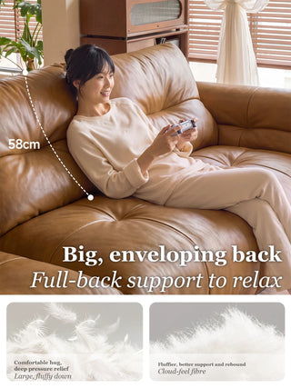 Big, enveloping back