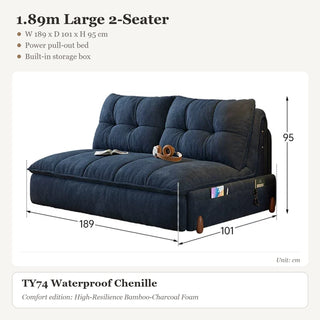 1.89m Large 2-Seater