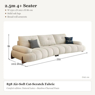 2.5m 4+ Seater