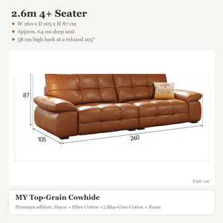 2.6m 4+ Seater