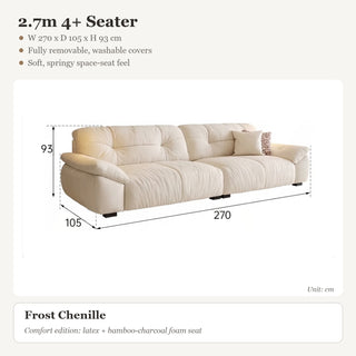 2.7m 4+ Seater · Frost Chenille