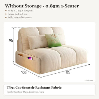 Without Storage · 0.85m 1-Seater